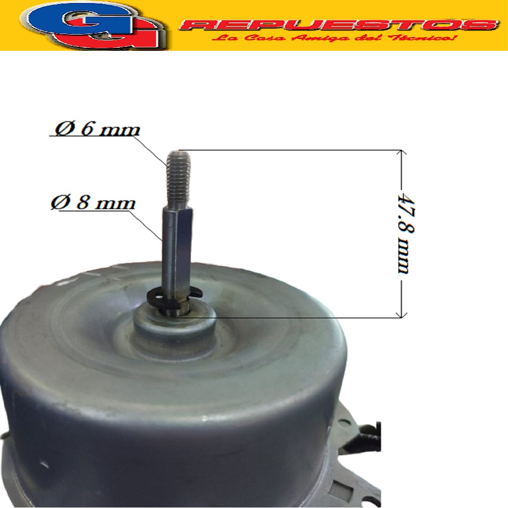 FORZADOR MOTOR AIRE ACONDICIONADO SPLIT YKT-50-4-222L 220V 3 4W 0.59A 4P