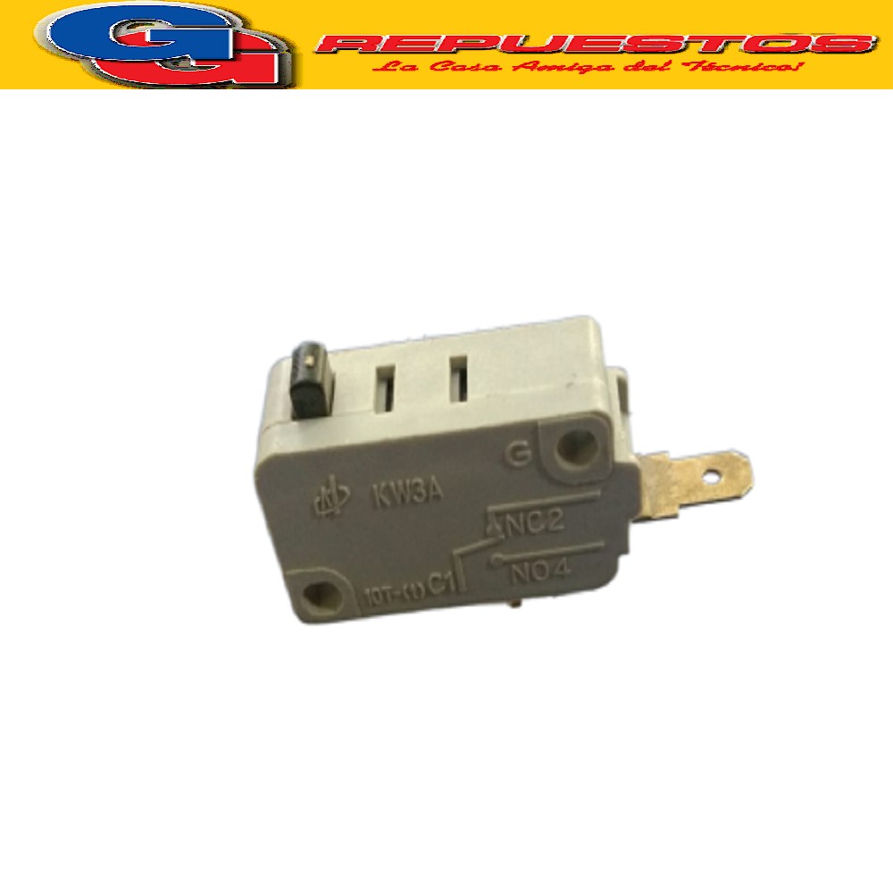 MICROSWITCH NA 2 CONTACTOS 16A 250V VARIOS USOS  SECARROPAS  NORMAL ABIERTO VARIOS USOS - MICRRONDAS .  LAVARROPAS  DREAN FAMILY 066B 066S 096A, 6 ECO, 7MAX, PATRICK LTPK67SB LTPK79SB INTERRUPTOR DE PUERTA LL0080 Cod Origen: WW01F02173