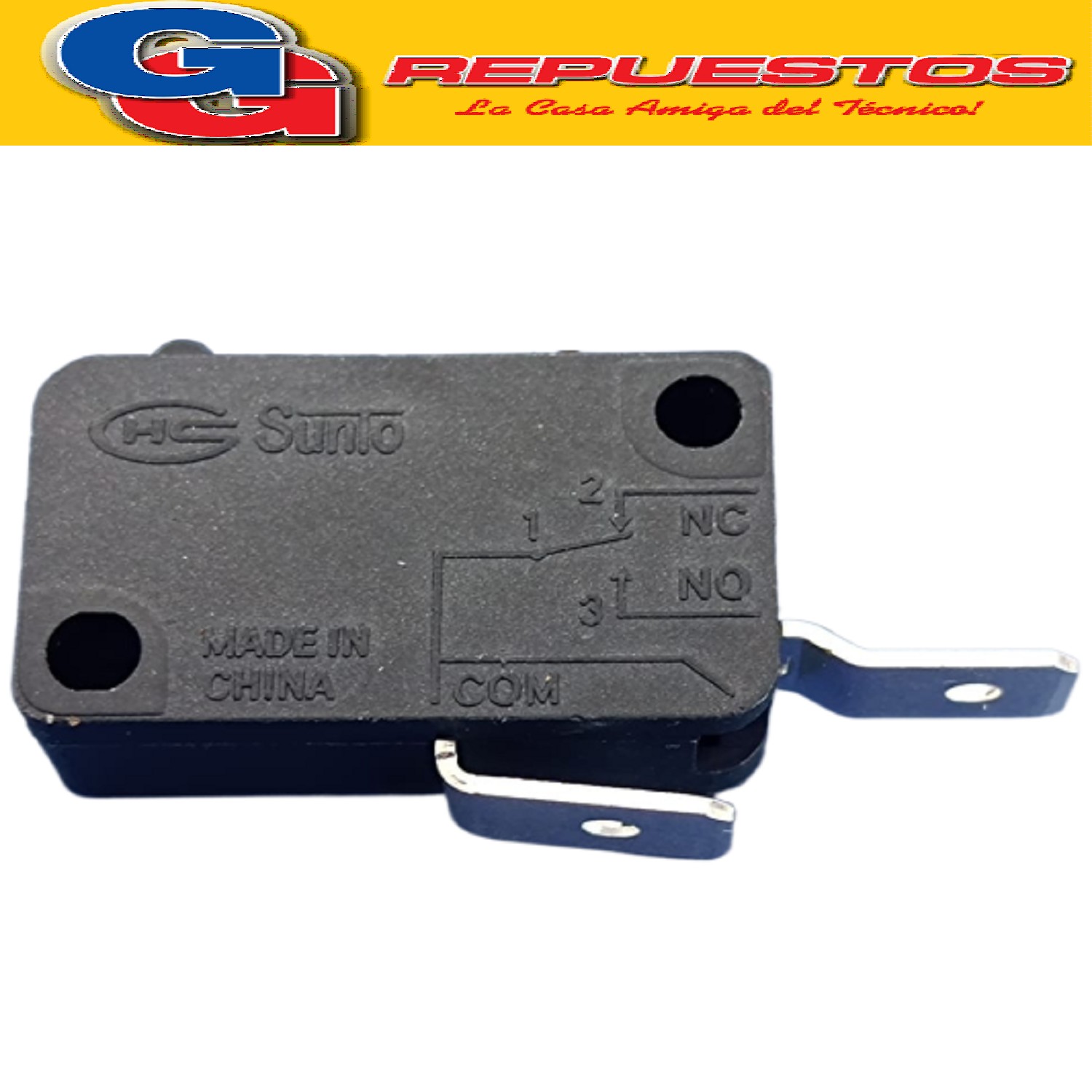 MICROSWITCH NA 2 CONTACTOS 16A 250V VARIOS USOS  SECARROPAS  NORMAL ABIERTO VARIOS USOS - MICRRONDAS .  LAVARROPAS  DREAN FAMILY 066B 066S 096A, 6 ECO, 7MAX, PATRICK LTPK67SB LTPK79SB INTERRUPTOR DE PUERTA LL0080 Cod Origen: WW01F02173