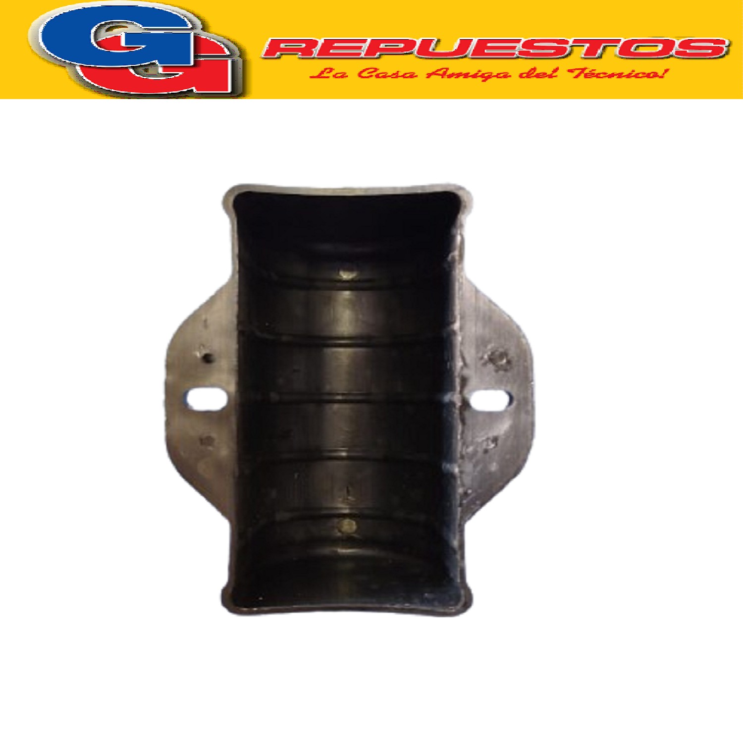 PORTA CAPACITOR CHICO PLASTICO COLOR NEGRO - 96 MM DE LARGO  X 42 MM DE ANCHO X 49 MM DE PROFUNDIDAD