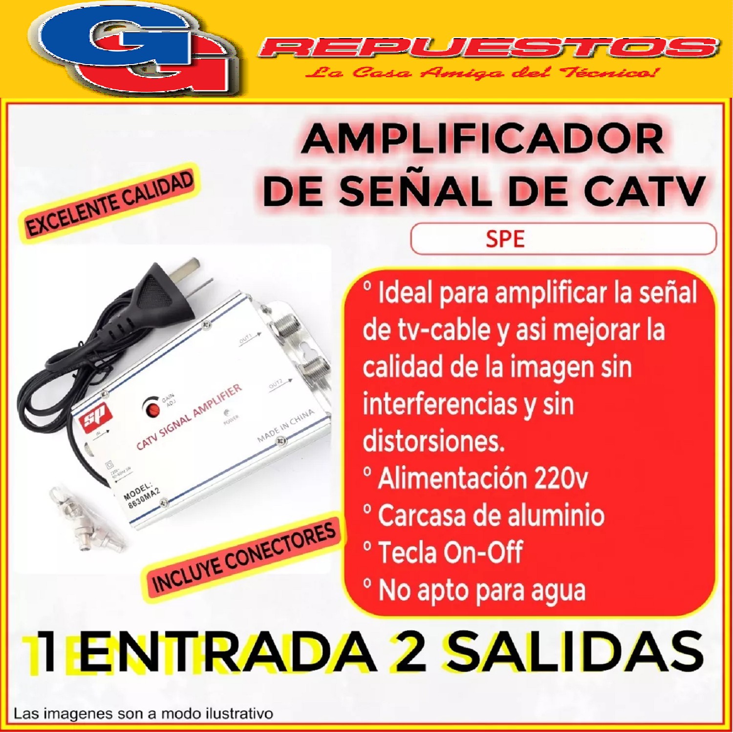 FORZADOR MOTOR CONDENSADOR AIRE ACONDICIONADO YDK45-6