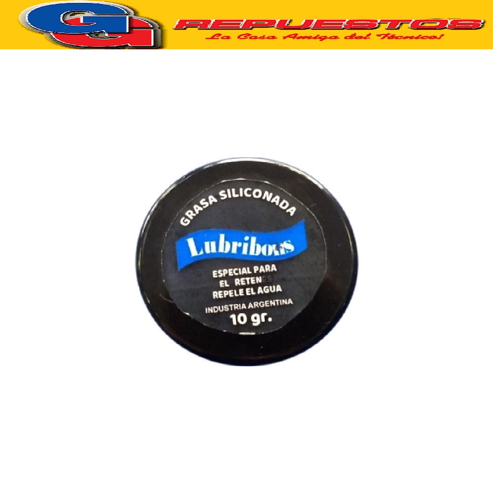GRASA SILICONADA 10GR GG REPUESTOS  LUBRICANTE GEL BLANCO ES PECIAL PARA RETENES 10 GRS SILICONADA   ESPECIAL PARA RETENES DE LAVARROPAS GRASA GG REPUESTOS