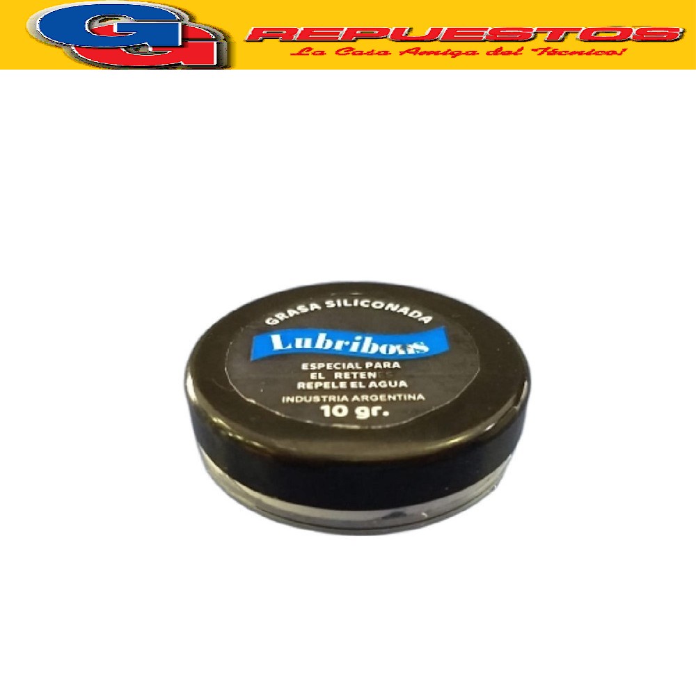 GRASA SILICONADA 10GR GG REPUESTOS  LUBRICANTE GEL BLANCO ES PECIAL PARA RETENES 10 GRS SILICONADA   ESPECIAL PARA RETENES DE LAVARROPAS GRASA GG REPUESTOS
