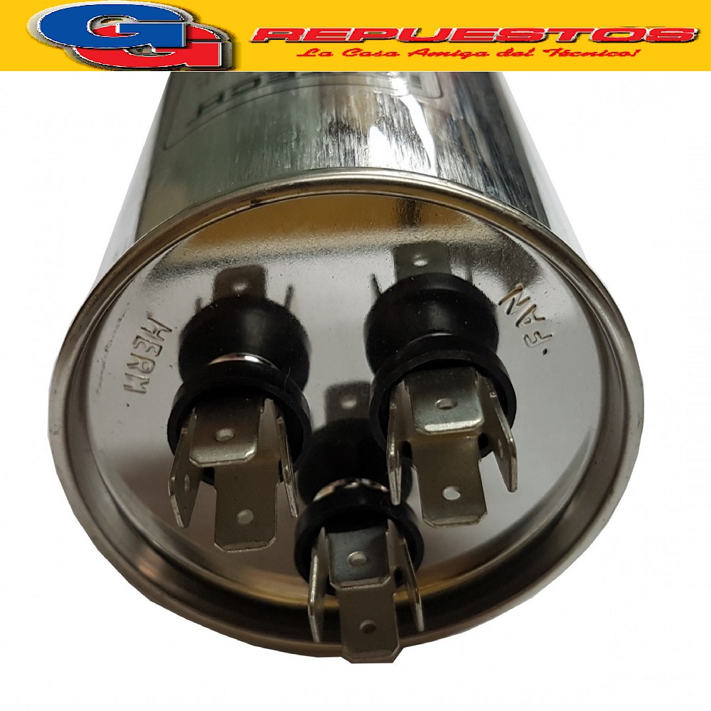 CAPACITOR DUAL DOBLE SICAP 50 + 10 PARA AIRE ACONDICIONADO