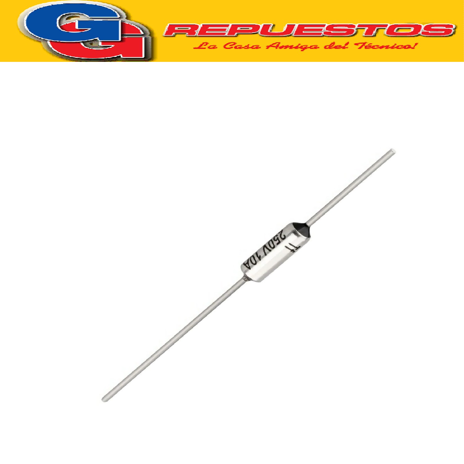 FUSIBLE TERMICO 96ºC 10A 250V DIODO
