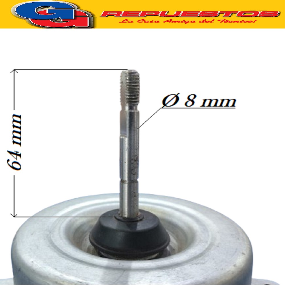FORZADOR MOTOR CONDESADOR AIRE ACONDICIONADO SPLIT YDK45-6-6 208-240V 45W 0.46A 50HZ 6 B CL CAPCITOR 3uF SENTIDO DE GIRO ANTIHORARIO