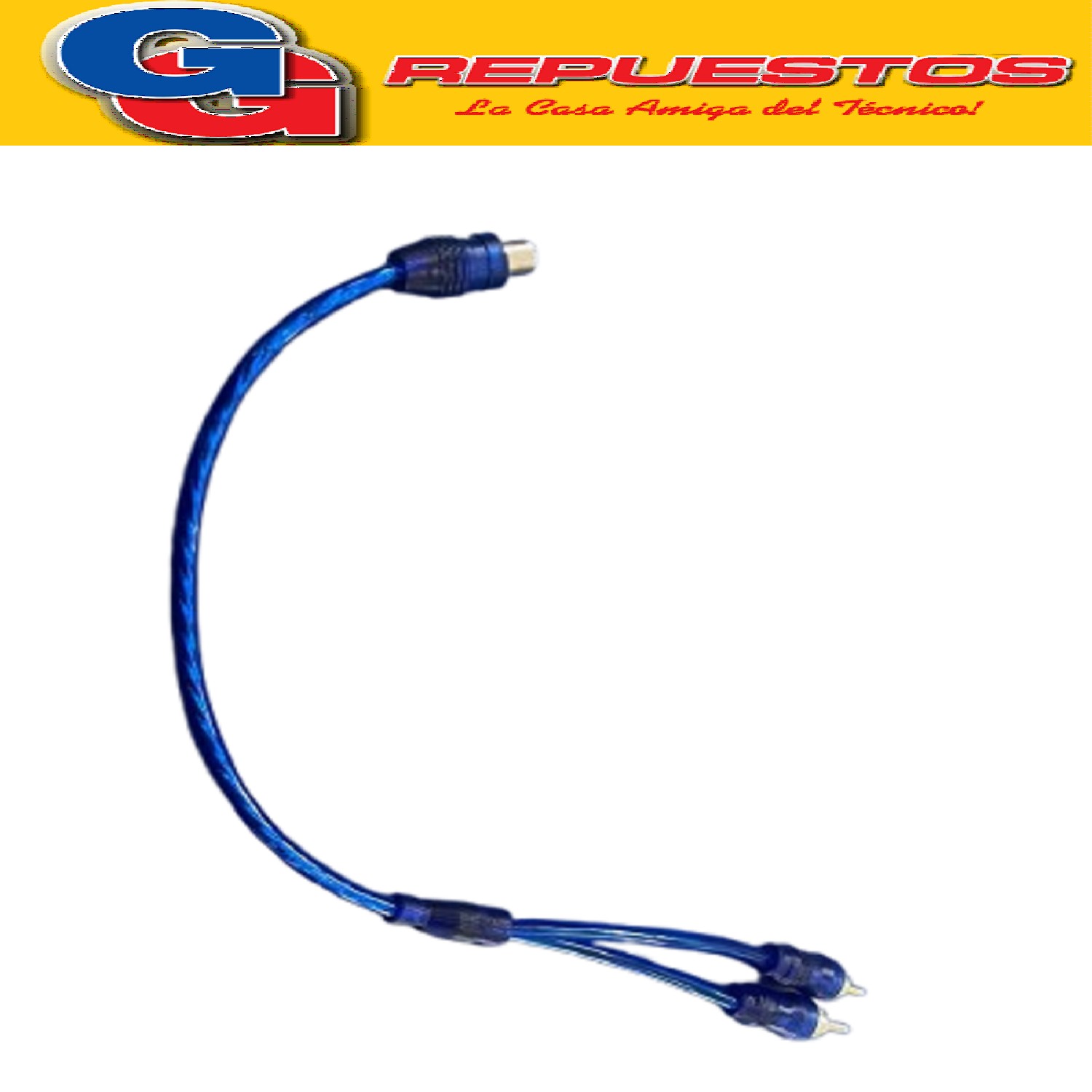 CABLE S/OXIGENO (Y) 2 RCA MACHO A 1RCA HEMBRA LARGO 0.30CM