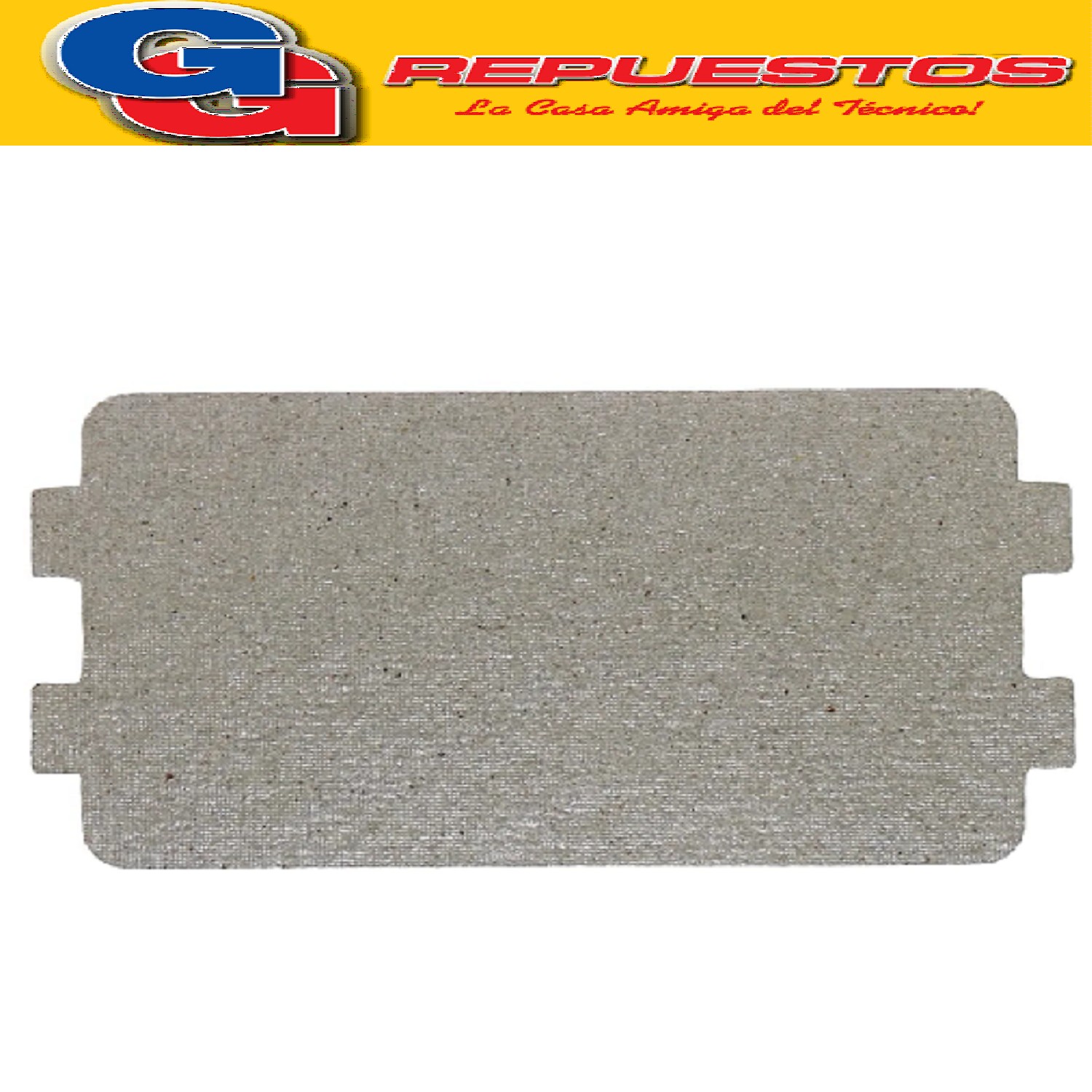 MICA PARA MICROONDAS 11,5 X 6,5 CON 4 OREJAS