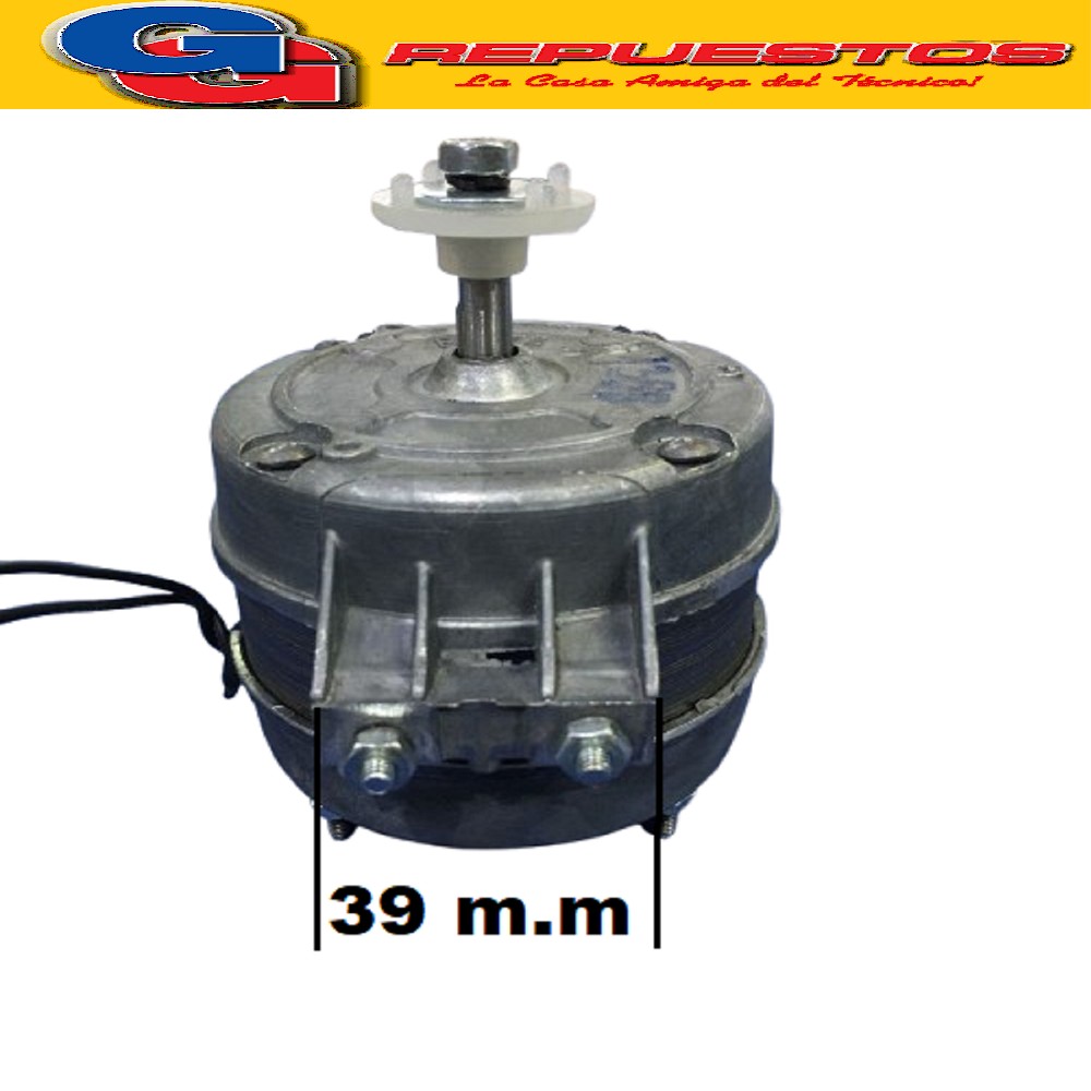 MOTOR FORZADOR REDONDO NACIONAL RO-FE PARA PALA DE 25 CM 250 DOS RODAMIENTOS. F(c/adaptador) c/base