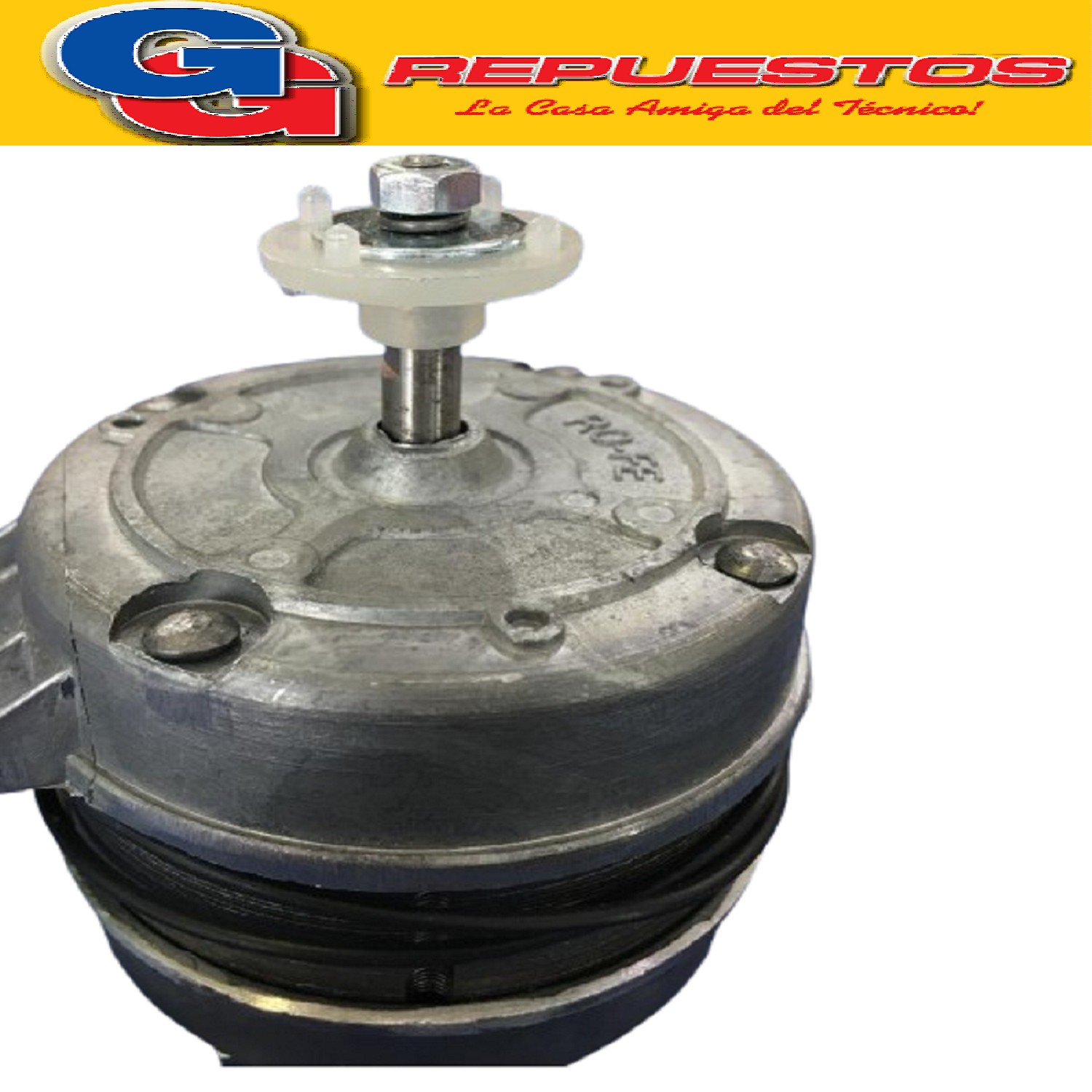 MOTOR FORZADOR REDONDO NACIONAL RO-FE PARA PALA DE 25 CM 250 DOS RODAMIENTOS. F(c/adaptador) c/base