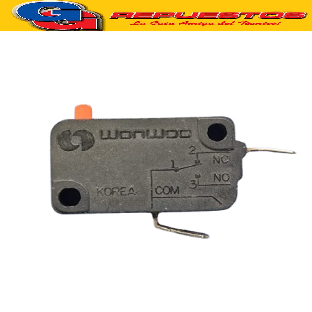 MICROSWITCH NC 2 CONTACTOS 16A 250V VARIOS USOS