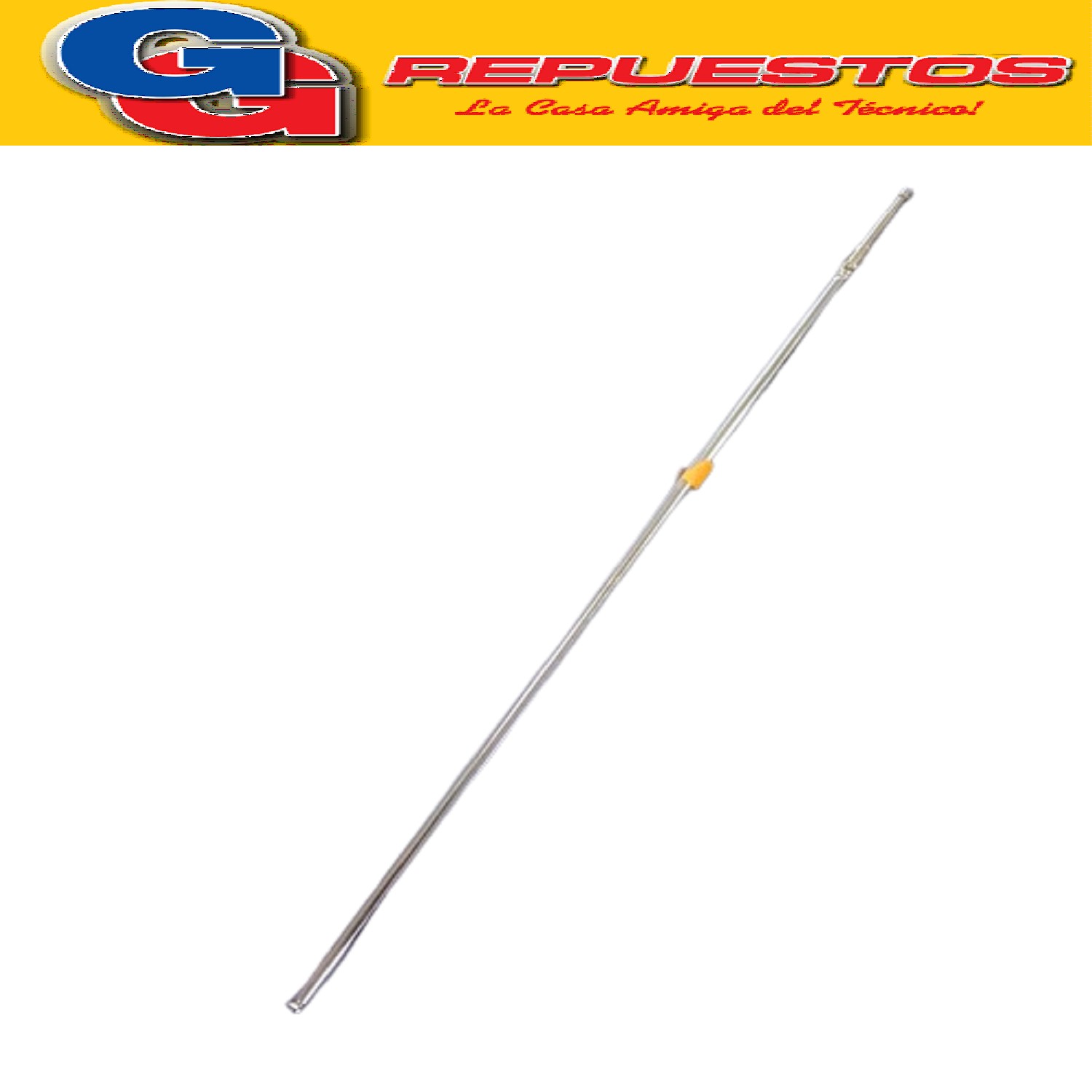 ANTENA RADIO-TV EXTENSIBLE VARILLA SIMPLE ,
LARGO EXTENDIDA 128 CM, LARGO CERRADA 39 CM, DIAMETRO DE LA VARILLA 0,8 CM, PUNTA FIJA QUESE CONECTA AL EQUIPO DIAMETRO 0.7 Cm LARGO 3.5 CM 4 MODULOS