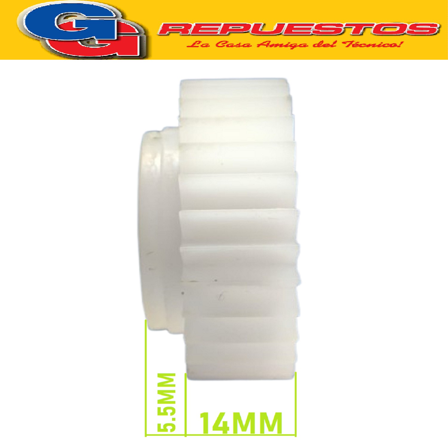 KIT DE REPARACION PARA CAJA DE LAVARROPAS FUZZY CON CHAPON / RESORTE Y DOS ENGRANAGES ELECTROLUX ELACW09 ELACW10 ELAC09 - ELAC10 - 2770007 2770019