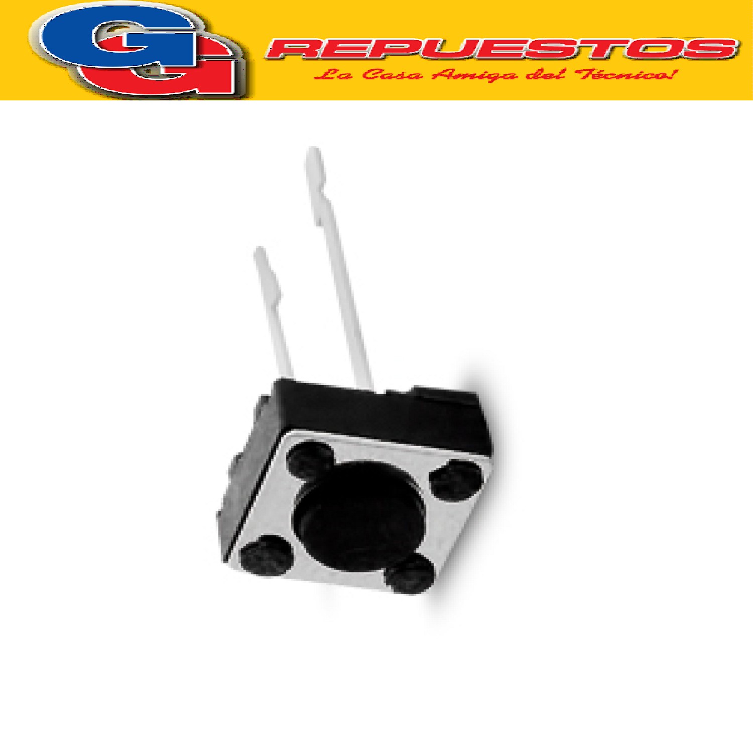 MICROSWITCH TSPL4 TACT SWITCH 2 PATAS LARGA 6X6 CUADRADO 4.3 mm
