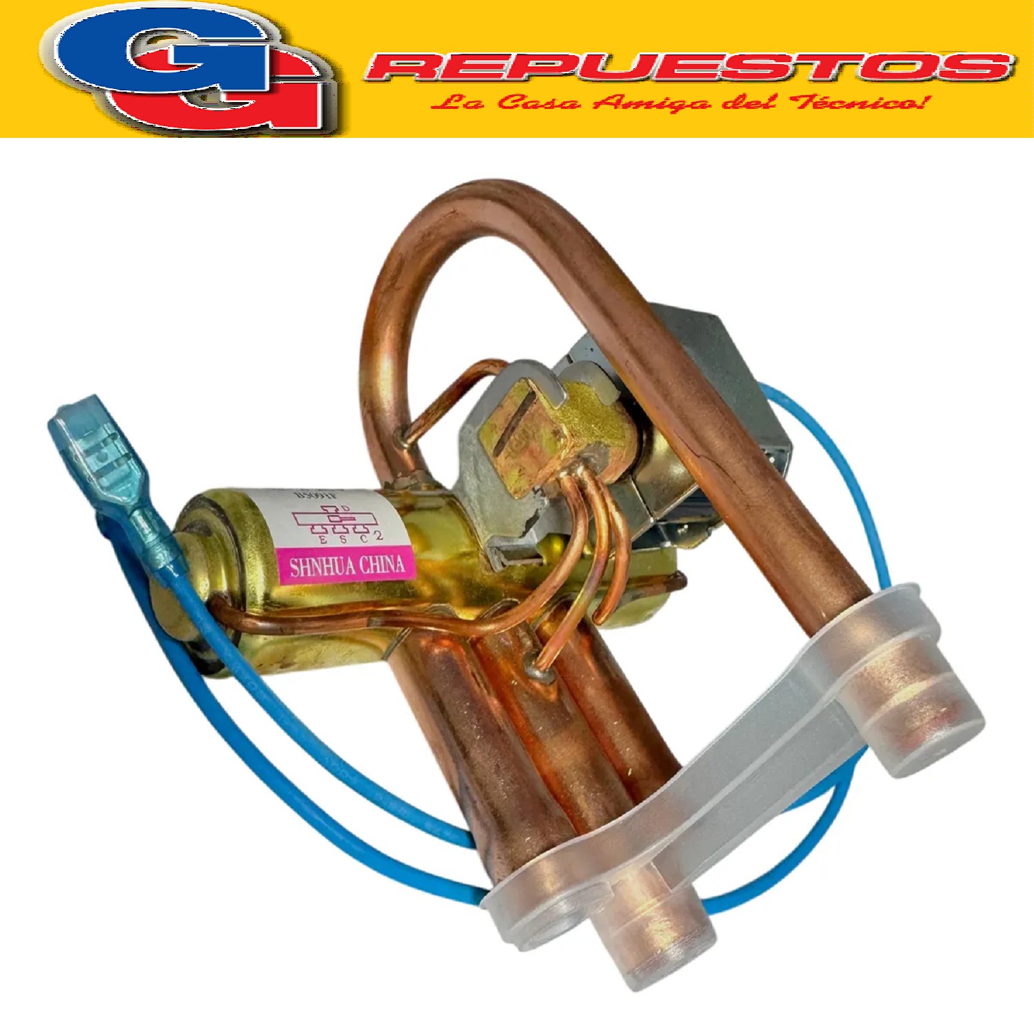 VALVULA INVERSORA AIRE ACONDICIONADO 3000 A 9000 FRIG. 1 DE  3/8 Y 3 DE 1/2