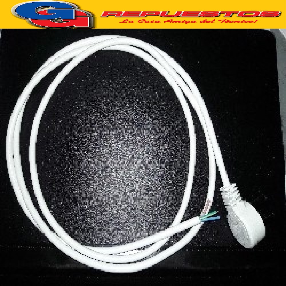 CABLE DE LINEA ALIMENTACION TRIPOLAR PARA ELECTRODOMESTICOS. LAVARROPAS SECARROPAS