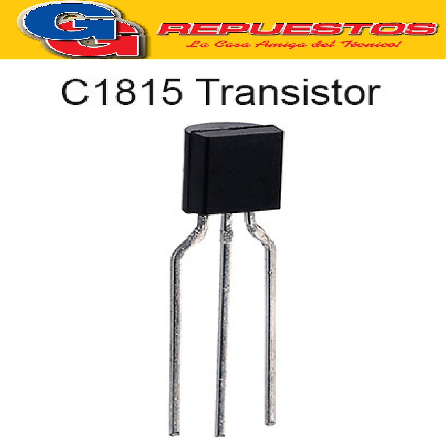 TRANSISTOR NPN 2SC1815 (50V - 50MA - 400MW)