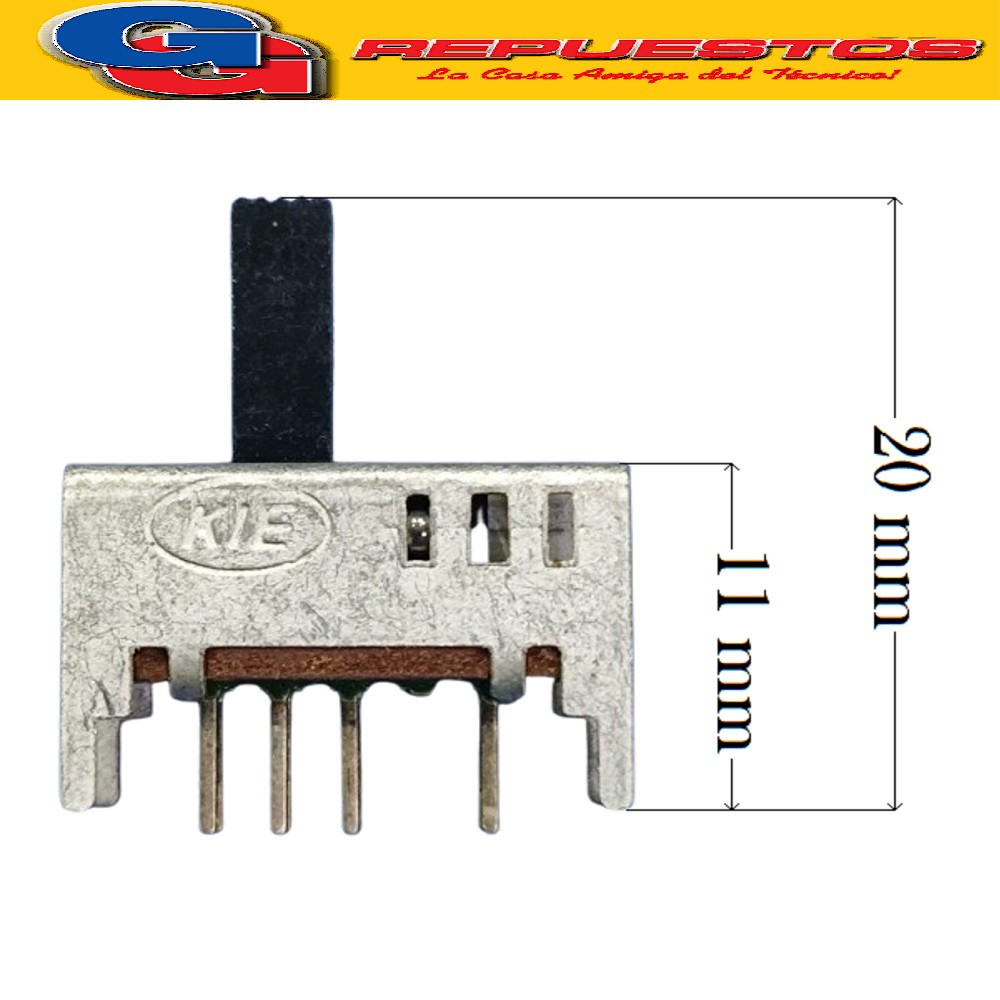 LLAVE SELECTORA DESLIZABLE LL0200 3 POSICIONES