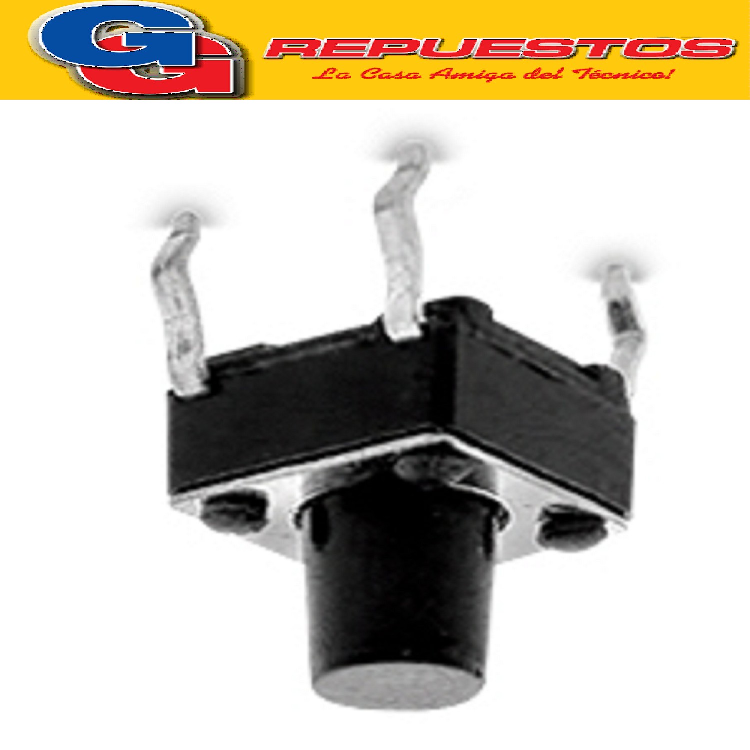 MICROSWITCH TSC7 TACT SWITCH 4 PATAS 6x6 CUADRADO 7mm