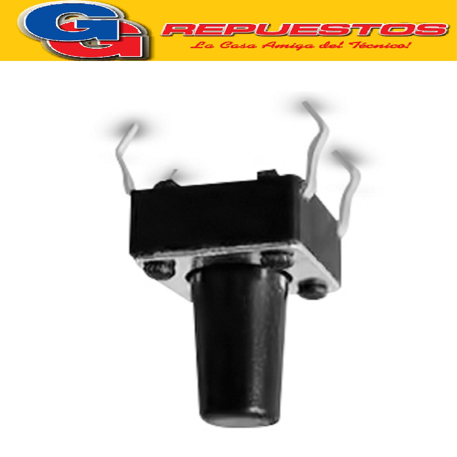 MICROSWITCH TSC9 TACT SWITCH 4 PATAS 6x6 CUADRADO 9mm