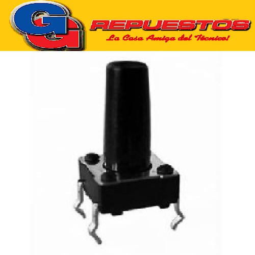 MICROSWITCH TSC12 TACT SWITCH 4 PATAS 6x6 CUADRADO 12mm