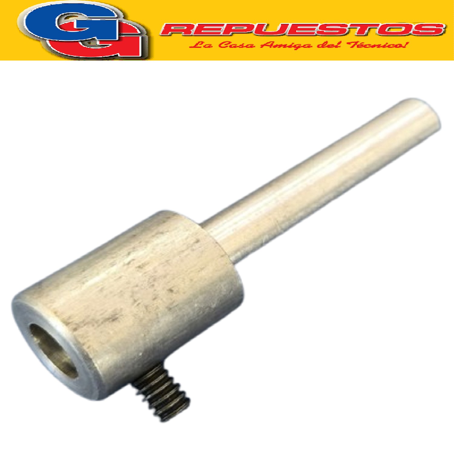 PROLONGADOR BUJE TURBINA PARA FORZADOR SPLIT PARA EJE 8 MM L ARGO TOTAL 6 CM PROLONGADOR DE ALUMINIO RAPTOR TOOLS