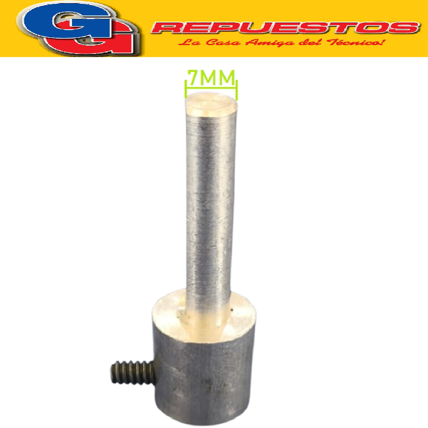 PROLONGADOR BUJE TURBINA PARA FORZADOR SPLIT PARA EJE 8 MM L ARGO TOTAL 6 CM PROLONGADOR DE ALUMINIO RAPTOR TOOLS