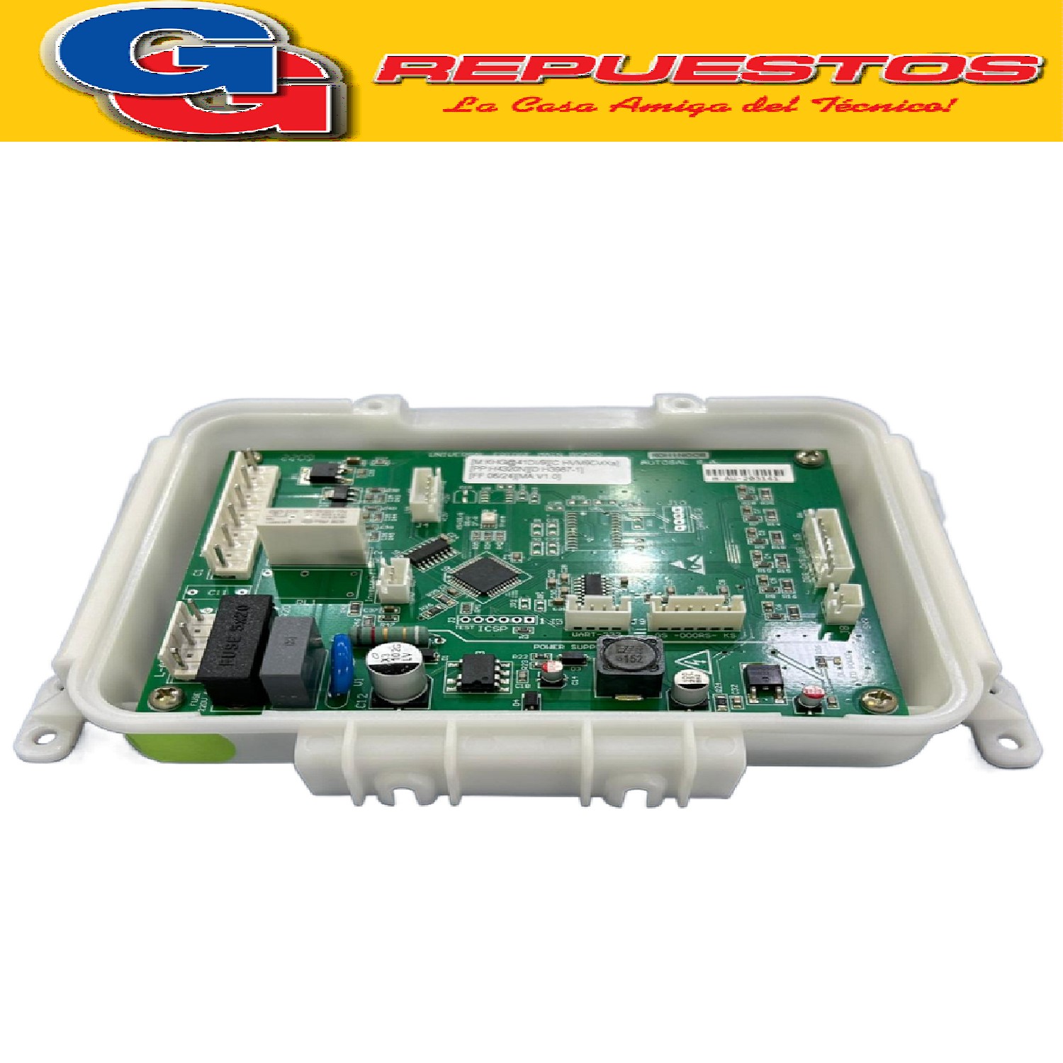 PLACA + DISPLAY PARA HELADERA NO FROST KOHINOOR KHGA41DI/9 O RIGINAL INVERTER  KHGA41DI/9 REF.-CONG.DUO COOLING INVERTER KOHINOOR ACERO KHGF41DI/9 HELADERA COMBI 417LTS NEGRA ACERADA INVERTER, NO F. PLAQUETA CON PANEL PARA HELADERA INVERTER