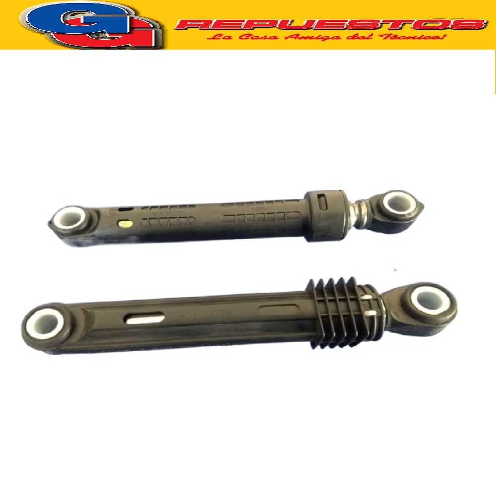 AMORTIGUADOR 70N 80N 100N LAVARROPAS MABE 6, 7 Y 8 KG  PATRI CK  MIDEA LVGE18E14MA-LSGE09E09MA LAVASECA-LPK08E10BA-LPK18E10BA- LPK65E10BA-LPK66E10BA-MIDEA WF TB108WAR1A LVMB07E12 WW01F01612  8KG  810540 (GENERAL ELECTRIC)  8KG :302530900001 06230027) 302 530 900001 CODINI CF60 CF90 CF99 COMPACT 7101 6,5KG COMPACT 7102 6,5KG 1000RPM WHITE WESTINGHOUSE TURCO AGM74709101 (LG)  ELECTROLOLUX EWT600  EWT800 EWT1000 PRECIO POR UNIDAD ADAPTABLE A SAMSUNG   WF 1904-1804-1702 -8650-850