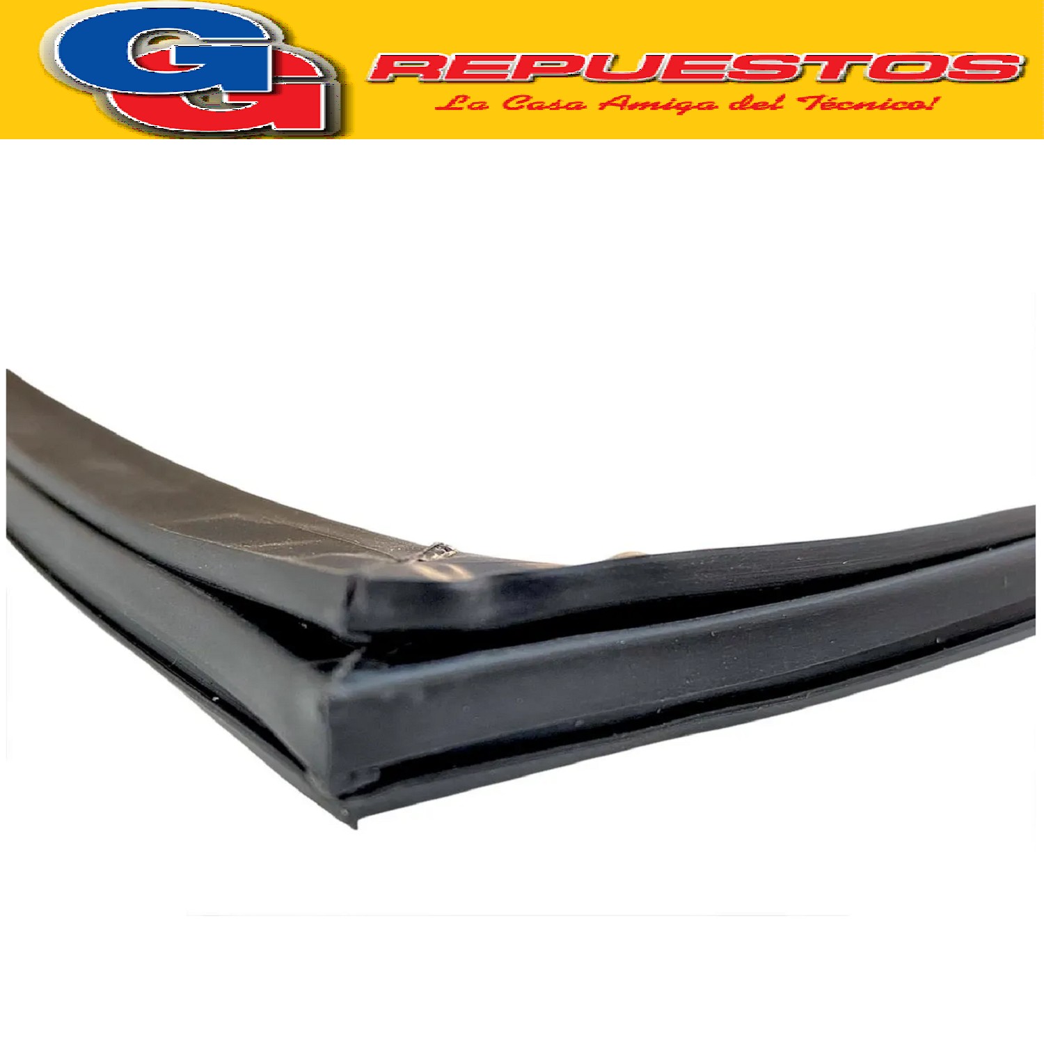 BURLETE PARA HELADERA Ang.P/1075 1450 x 750mm. A PRESION     NEGRO