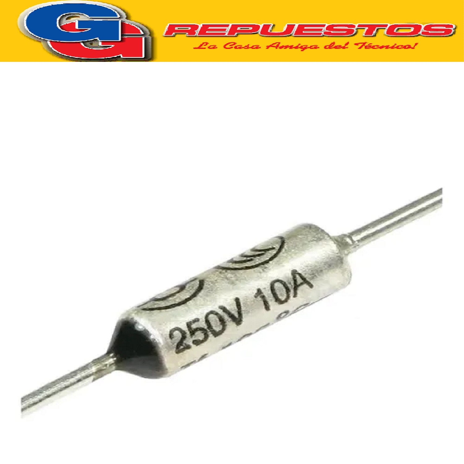 FUSIBLE TERMICO 130ºC 10A DIODO