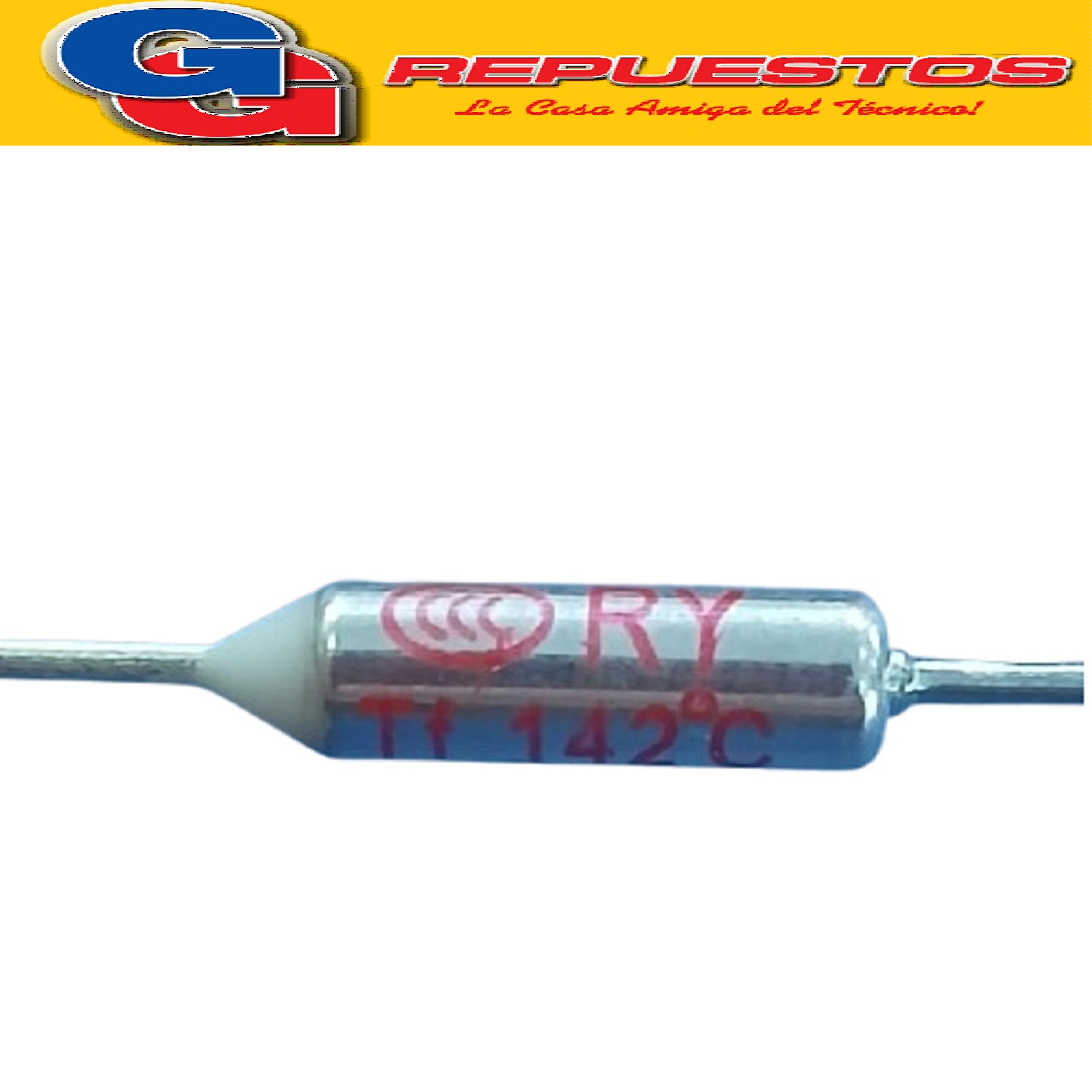 FUSIBLE TERMICO 140ºC/142ºC DIODO