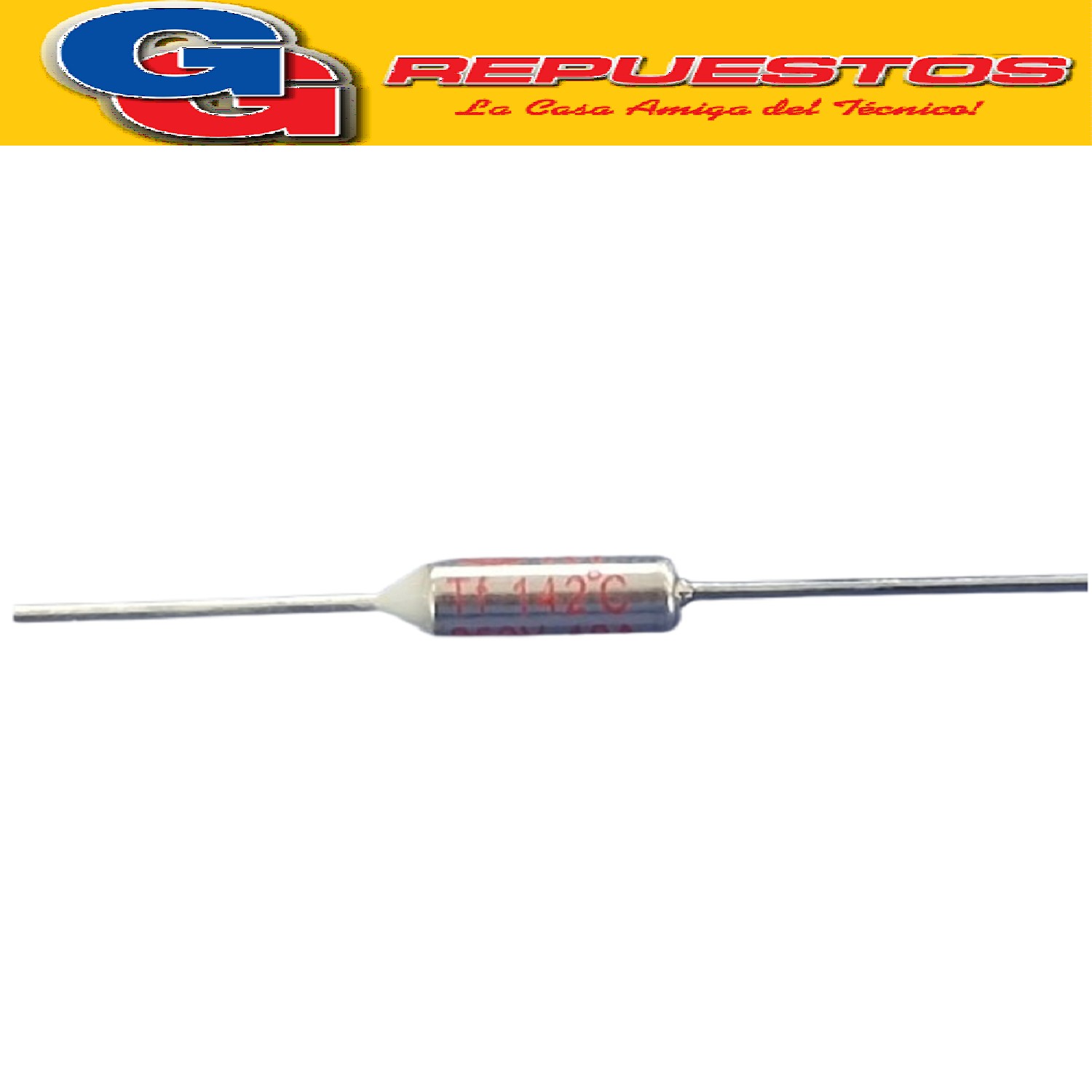 FUSIBLE TERMICO 140ºC/142ºC DIODO