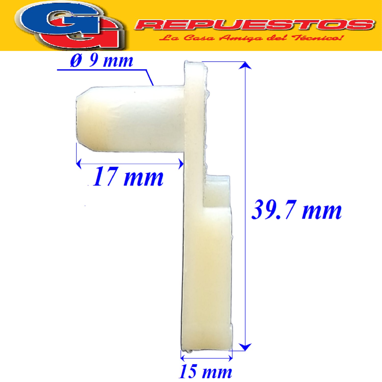 BUJE BISAGRA HELADERA PARA PHILIPS INFERIOR CM72  PARA WHIRL POOL  NFERIOR DERECH
