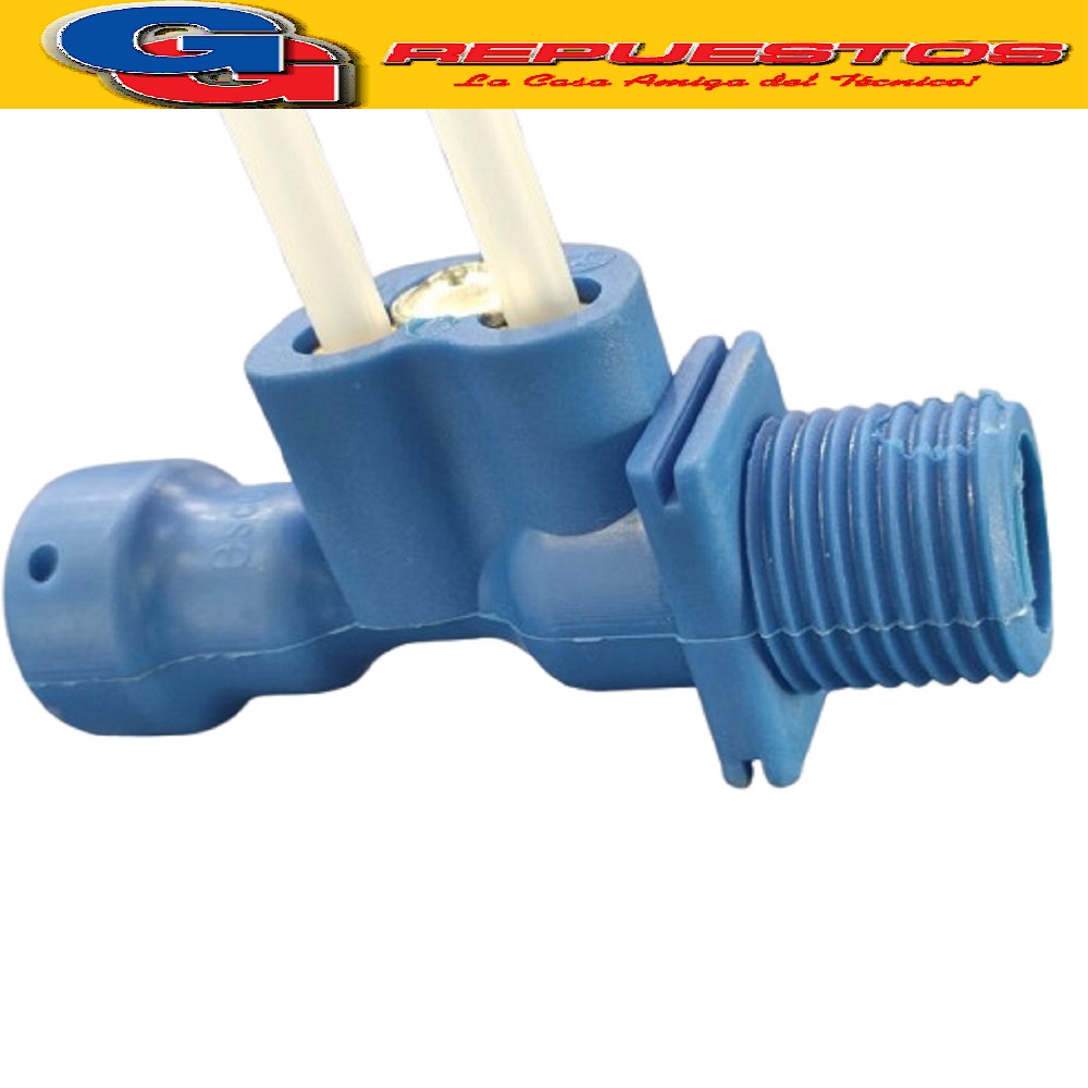 VENTURI DE 1/2 AZUL CON CAÑOS DE POLIAMIDA CALEFON ESCORIAL  MEDIDAS DE LOS POLIAMIDA DE 15 Y 14 CM