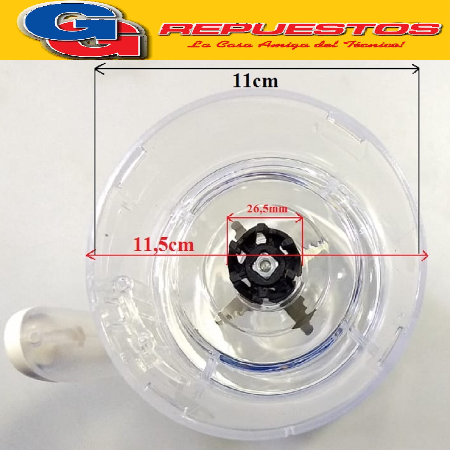 VASO LICUADORA PARA PHILIPS HR 7743 FAZ CON  CUCHILLA Y CARD AN PHILIPS HR1760 - HR1764 - CUCINA -COMFORT HR2030-2034 - HR1765 - HR2035- HR2009