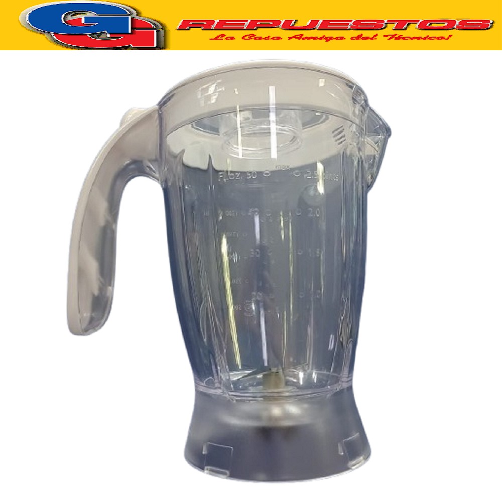 VASO LICUADORA PARA PHILIPS HR 7743 FAZ CON  CUCHILLA Y CARD AN PHILIPS HR1760 - HR1764 - CUCINA -COMFORT HR2030-2034 - HR1765 - HR2035- HR2009