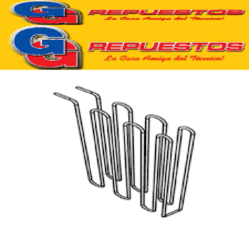 RESISTENCIA DE ALUMINIO DE HELADERA WHIRLPOOL ARB 210  ARB22 4 INVERTIDA NO FROST A311(I) 220V 190W 370T ERM390