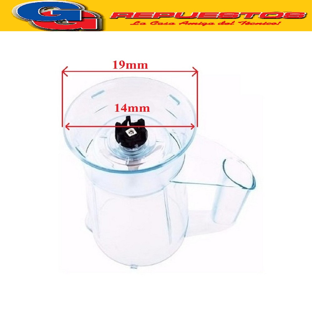 VASO LICUADORA PARA PHILIPS HR7633 HR7638 TWIST 1700 1710 CON CUCHILLA HR1710 HR1700