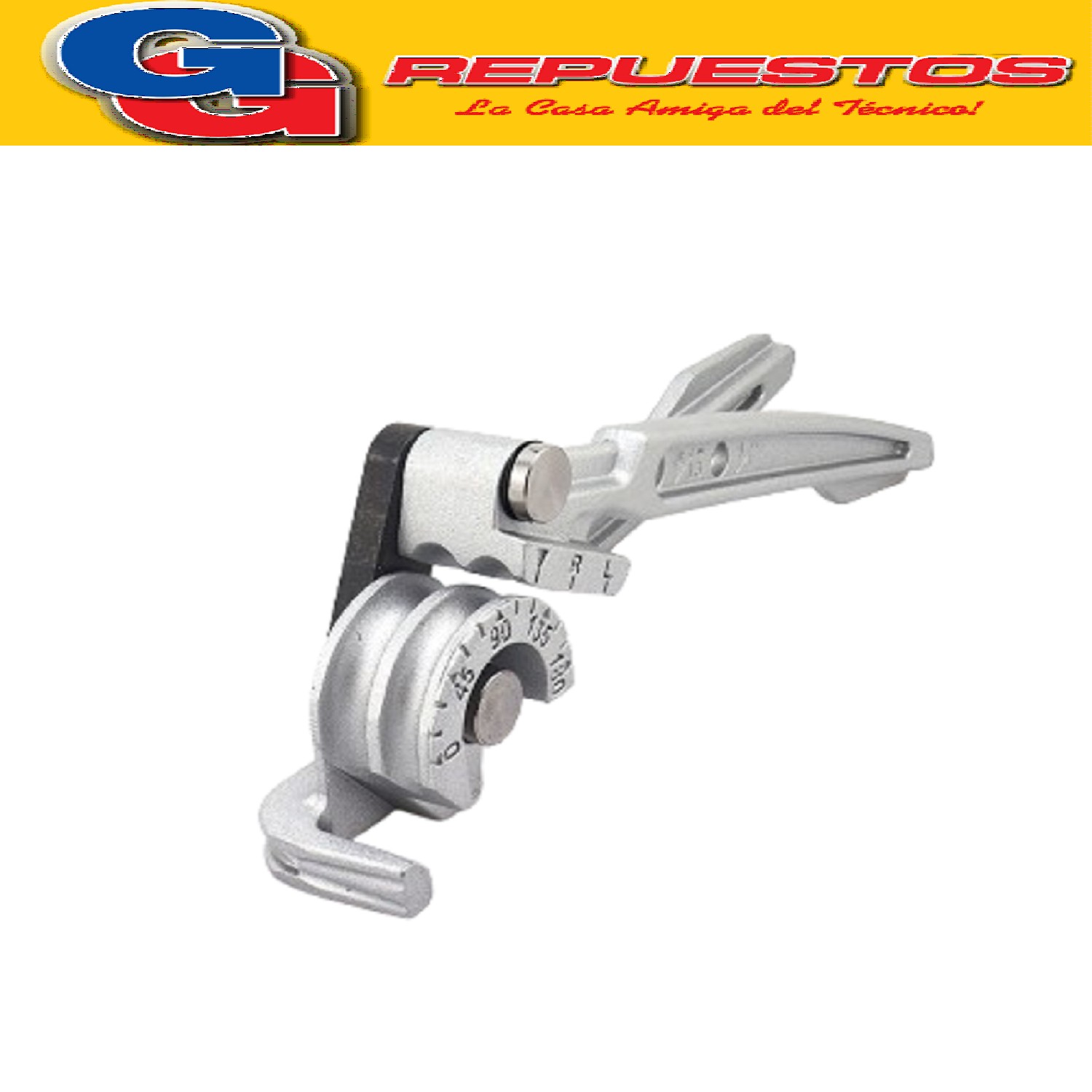 DOBLADORA CAÑO A 180º 1/4 5/16 JR-268A-180 PARA DOBLAR CAÑOS DE BRONCE Y ALUMINIO.