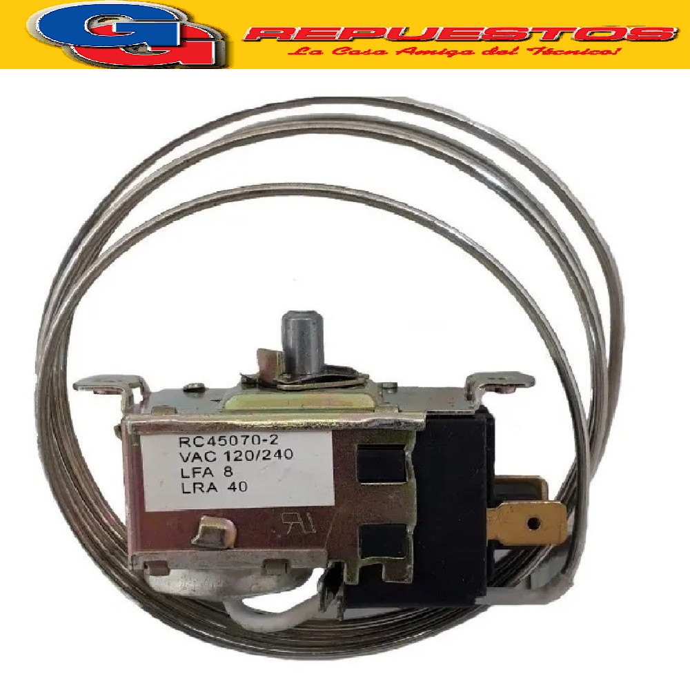 TERMOSTATO TIPO RC 45070-2S / 1 FRIO / EXHIBIDORA / VISU / G AFA / TF7 - 321 M 2 CONTACTOS EJE REDONDO RC23672
2,42,4