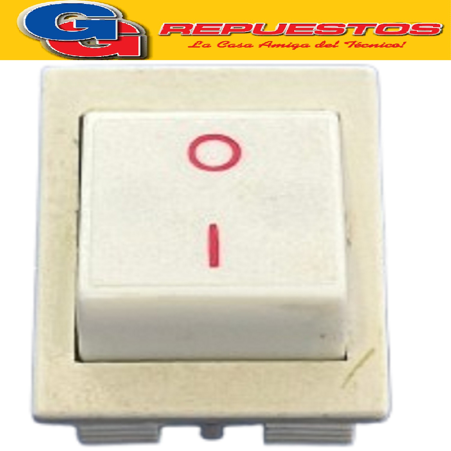 LLAVE TECLA 4 CTOS 10 A 250 V LINEA 1000