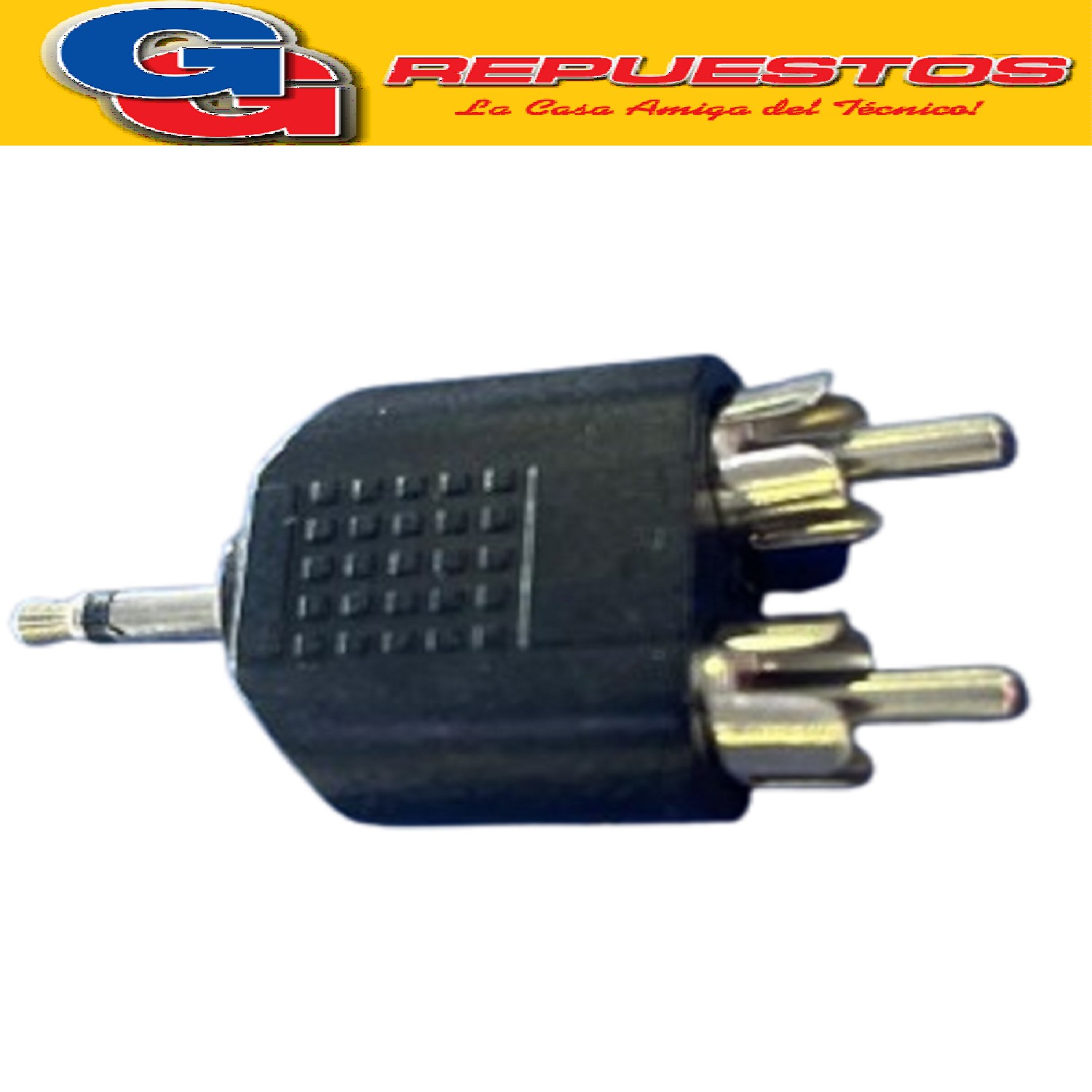 ADAPTADOR 3.5 M/MONO A 2 M/RCA