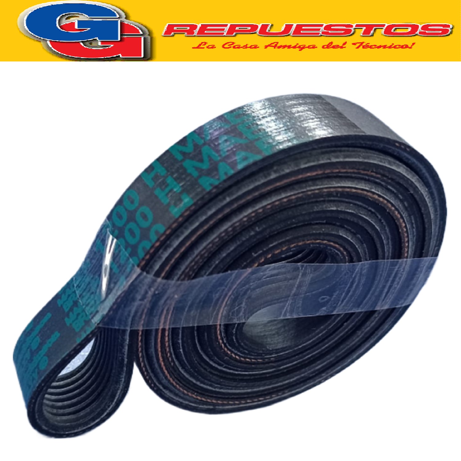 CORREA POLY-V 1200 J8 ELASTICA HUTCHINSON  PARA DREAN GOLD 1 910 ORIGINAL 701030111 PARA CANDY CT 106/12-CTF816/12-CTG856/12S-CTY8546/12S-CT105/12S-CTS102-CTI910-  tecniche: albero altezza mm. 1 60 Sviluppo mm. 1200 N.ro denti 8 Passo mm. 3 Cod. fabbric