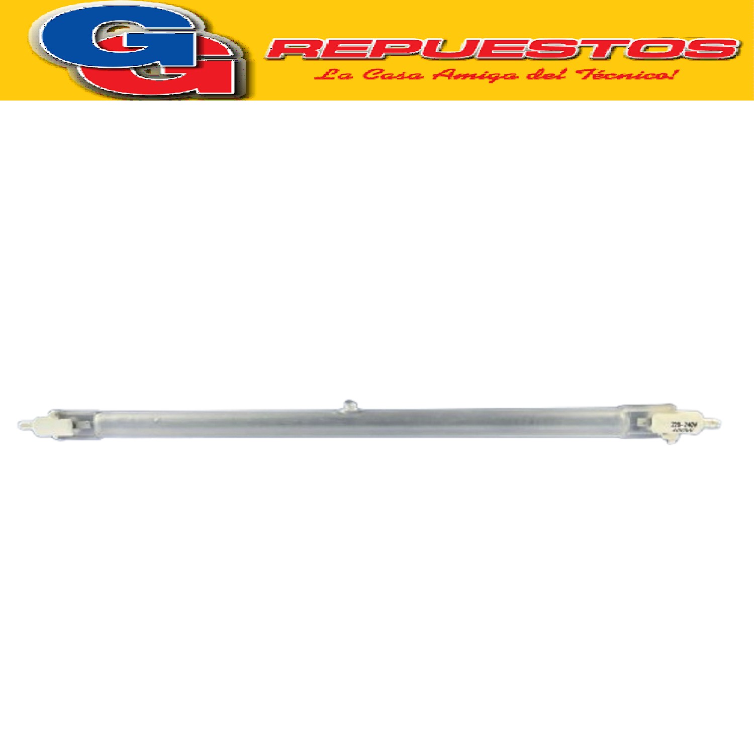 TUBO HALOGENO PARA ESTUFA de 26cm de largo