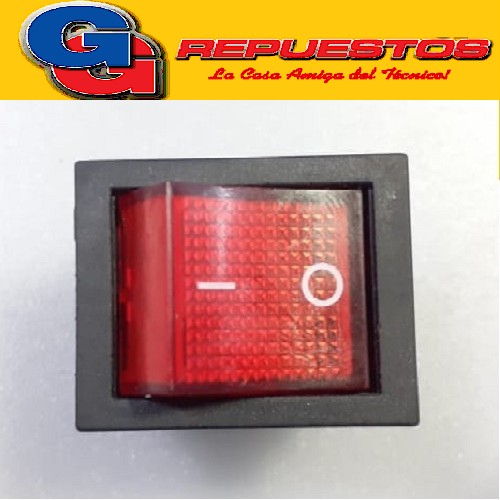 LLAVE INTERRUPTOR 4 CONTACTOS 15 A 250V CON NEON IMP BIPOLAR