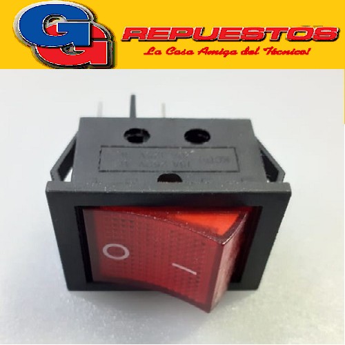 LLAVE INTERRUPTOR 4 CONTACTOS 15 A 250V CON NEON IMP BIPOLAR