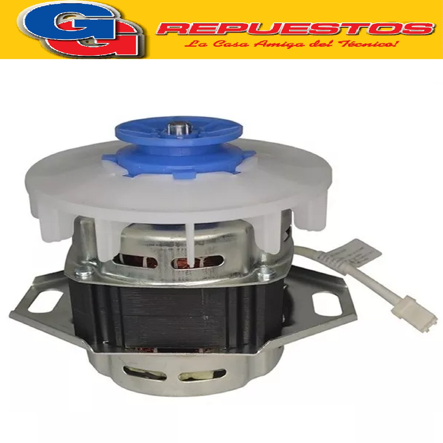 MOTOR LAVARROPAS PARA  GAFA GLAV 6000-6100-6500-7000-6505- 7500 CONTURBINA Y POLEA EN V PLASTICA ORIGINAL MOTOR GAFA ELECTROLUX PARA CAPACITOR DE 12uf, 1250rpm Cod.Origen:
7150217 (GAFA FRIMETAL) SC MOTOR Y POLEA MIRIAM 2970801 (GAFA ARG.)  2970200 (GAFA ARG.) 2224850 (GAFA ARG.) 7601430 (GAFA ARG.)