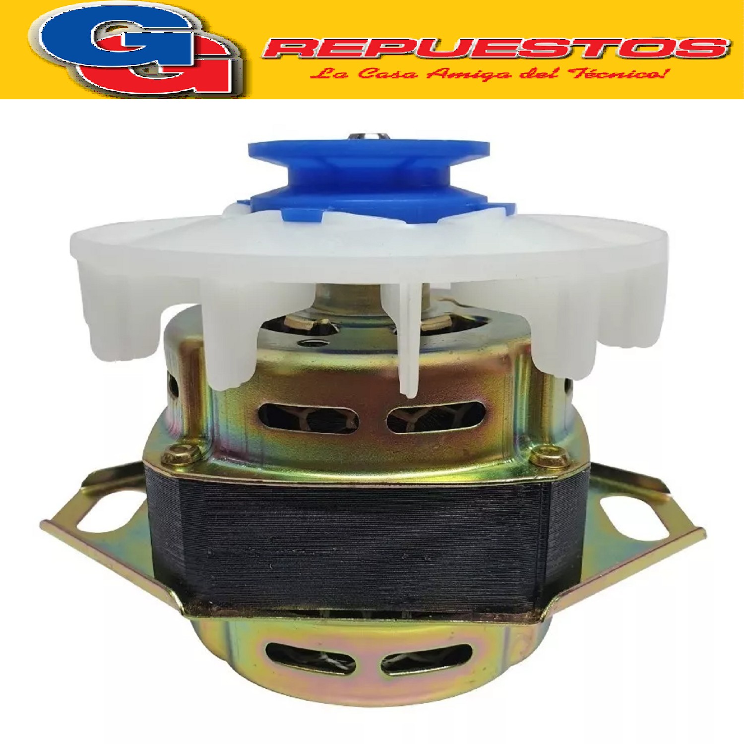 MOTOR LAVARROPAS PARA  GAFA GLAV 6000-6100-6500-7000-6505- 7500 CONTURBINA Y POLEA EN V PLASTICA ORIGINAL MOTOR GAFA ELECTROLUX PARA CAPACITOR DE 12uf, 1250rpm Cod.Origen:
7150217 (GAFA FRIMETAL) SC MOTOR Y POLEA MIRIAM 2970801 (GAFA ARG.)  2970200 (GAFA ARG.) 2224850 (GAFA ARG.) 7601430 (GAFA ARG.)