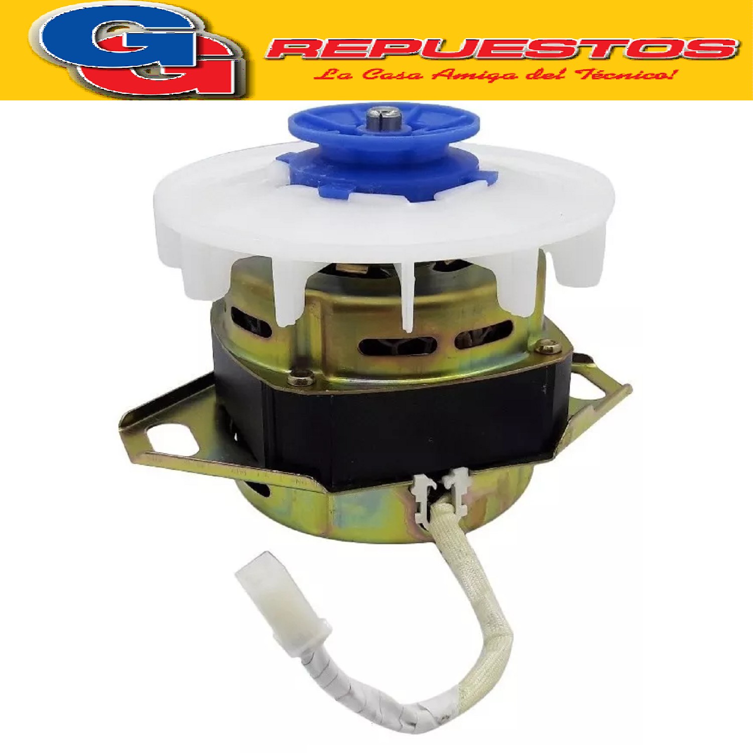 MOTOR LAVARROPAS PARA  GAFA GLAV 6000-6100-6500-7000-6505- 7500 CONTURBINA Y POLEA EN V PLASTICA ORIGINAL MOTOR GAFA ELECTROLUX PARA CAPACITOR DE 12uf, 1250rpm Cod.Origen:
7150217 (GAFA FRIMETAL) SC MOTOR Y POLEA MIRIAM 2970801 (GAFA ARG.)  2970200 (GAFA ARG.) 2224850 (GAFA ARG.) 7601430 (GAFA ARG.)